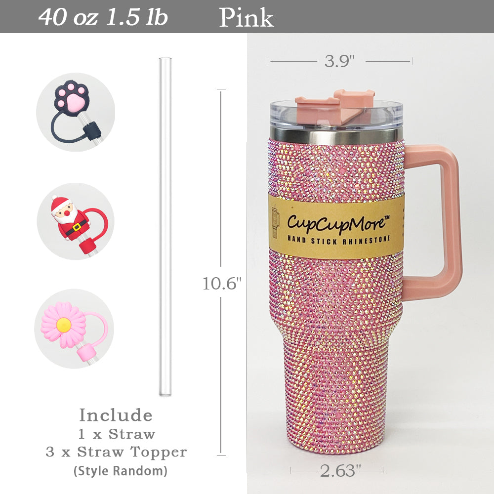 Pink Bling 40oz Tumbler