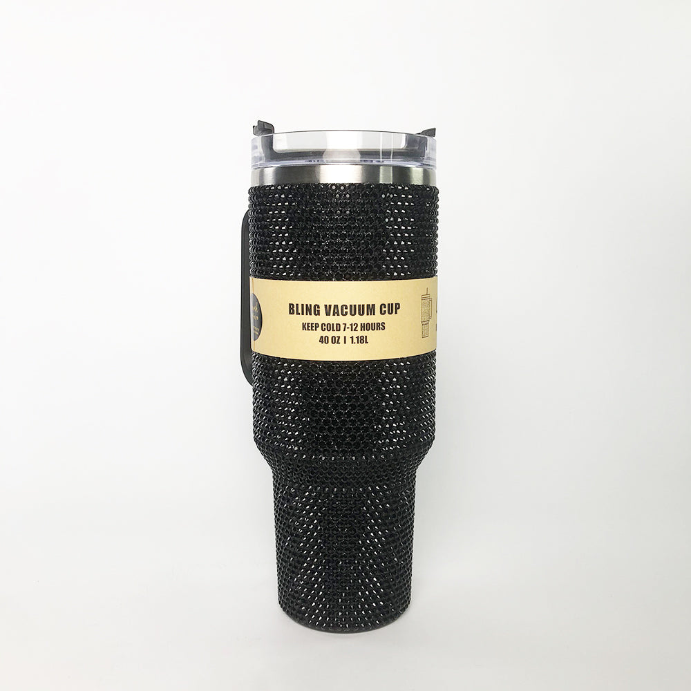 Black Bling 40oz Tumbler