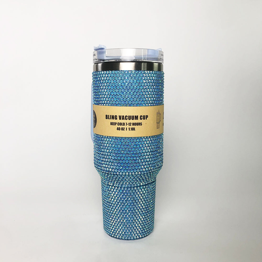 Blue Bling 40oz Tumbler