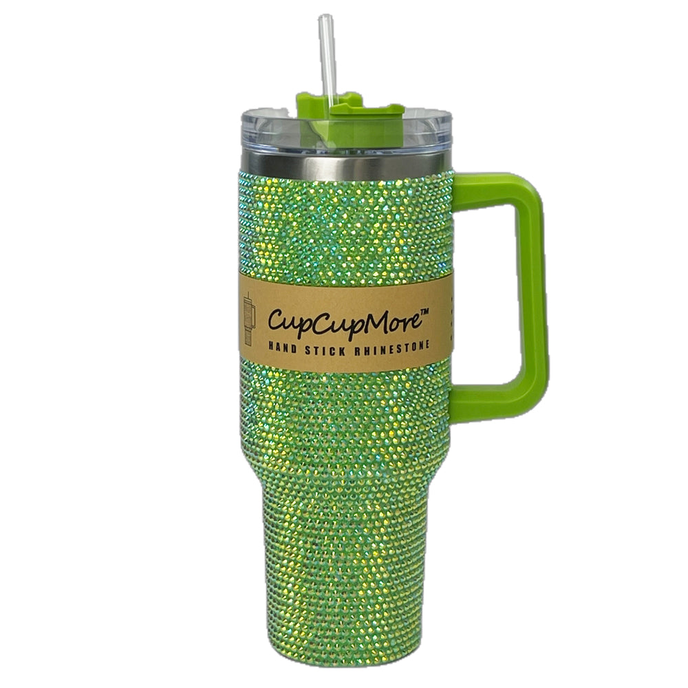 Green Bling 40oz Tumbler