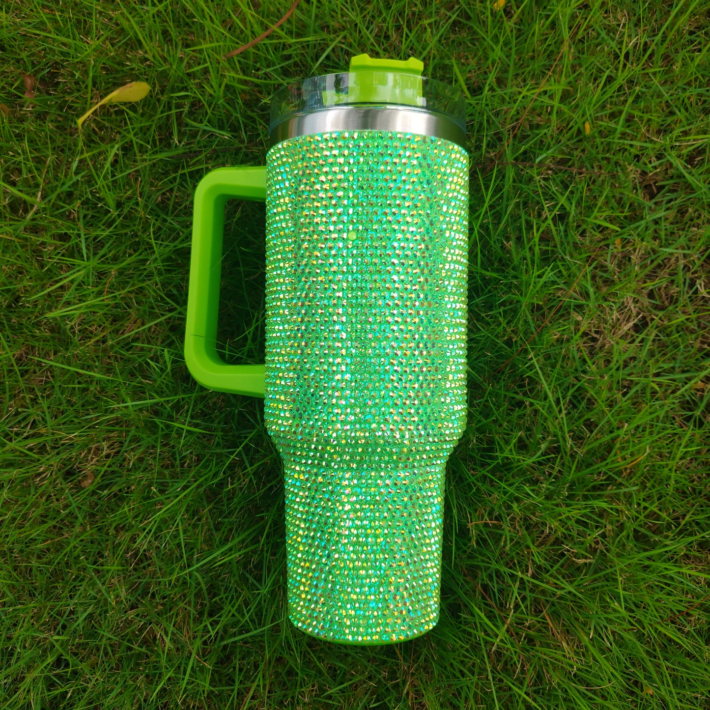 Green Bling 40oz Tumbler