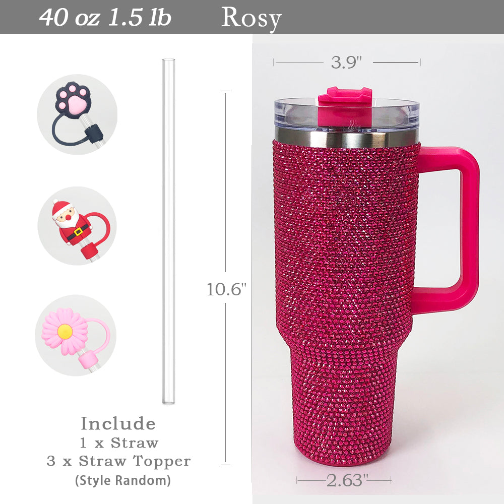 Rosy Bling 40oz Tumbler