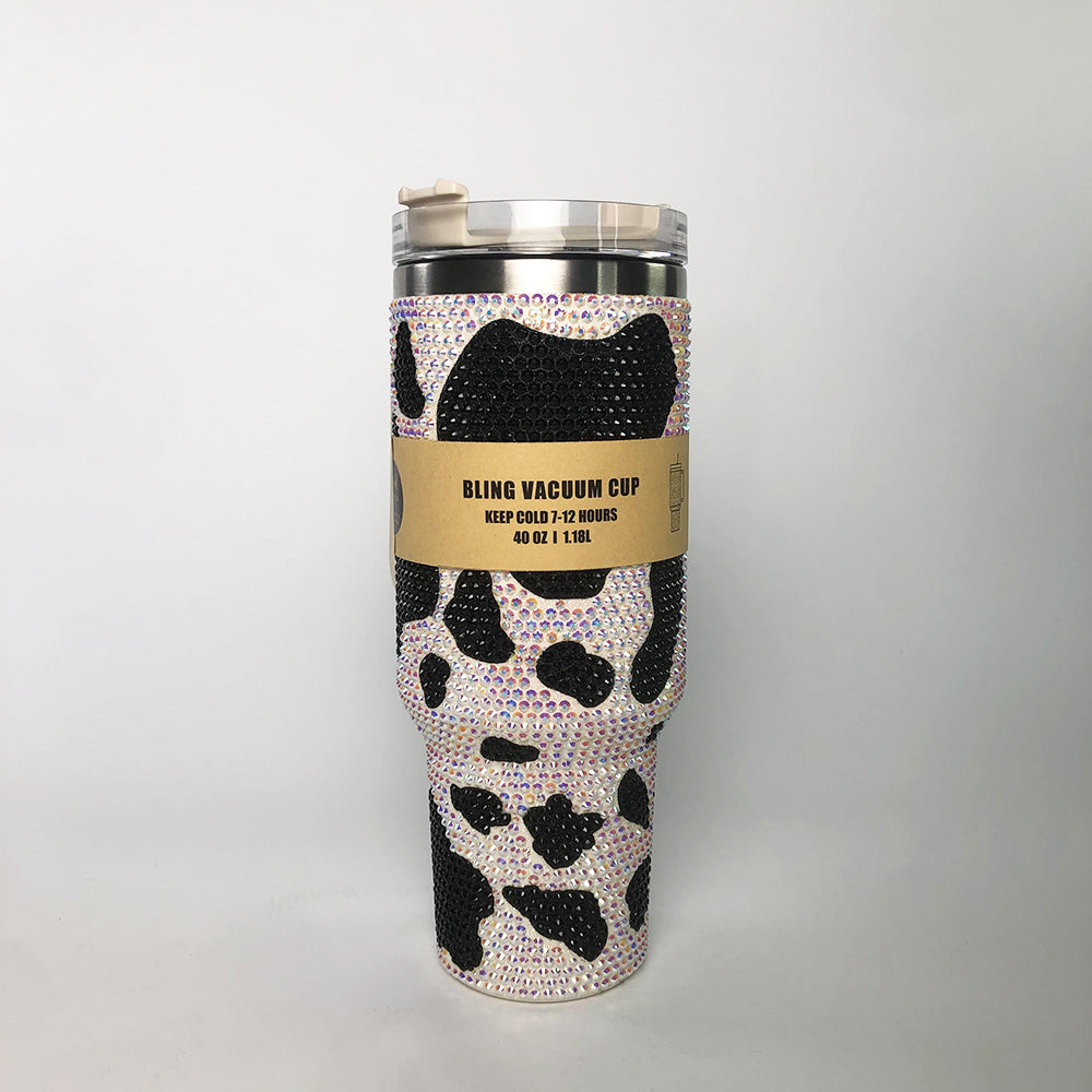 Black Cow Bling 40oz Tumbler