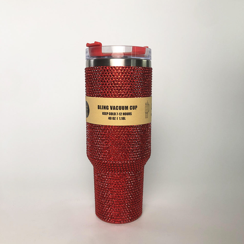 Red Bling 40oz Tumbler