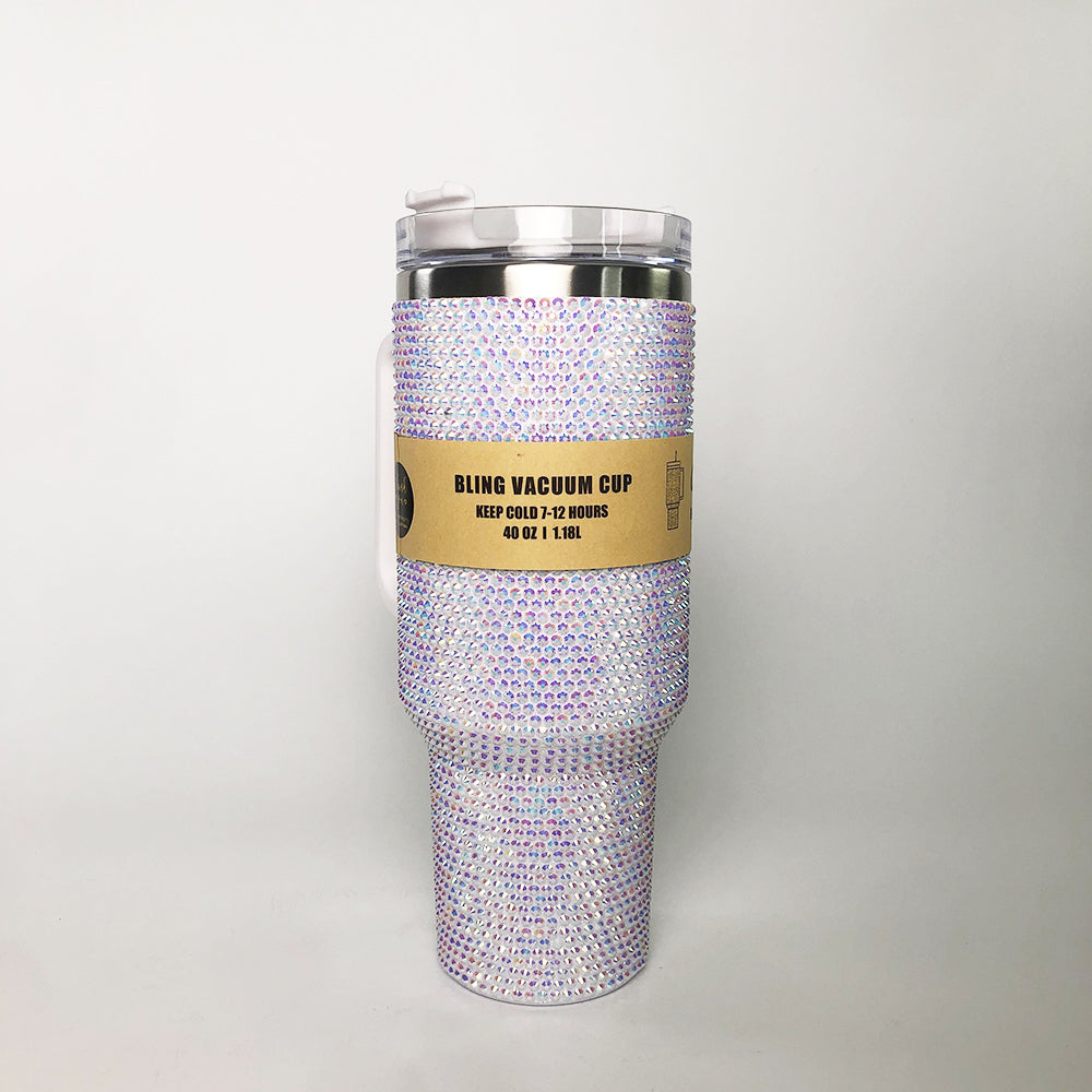 Bride White Bling 40oz Tumbler