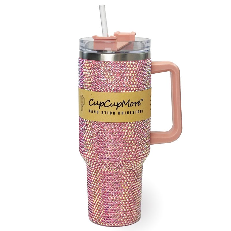 40 oz Pink Bling Tumbler