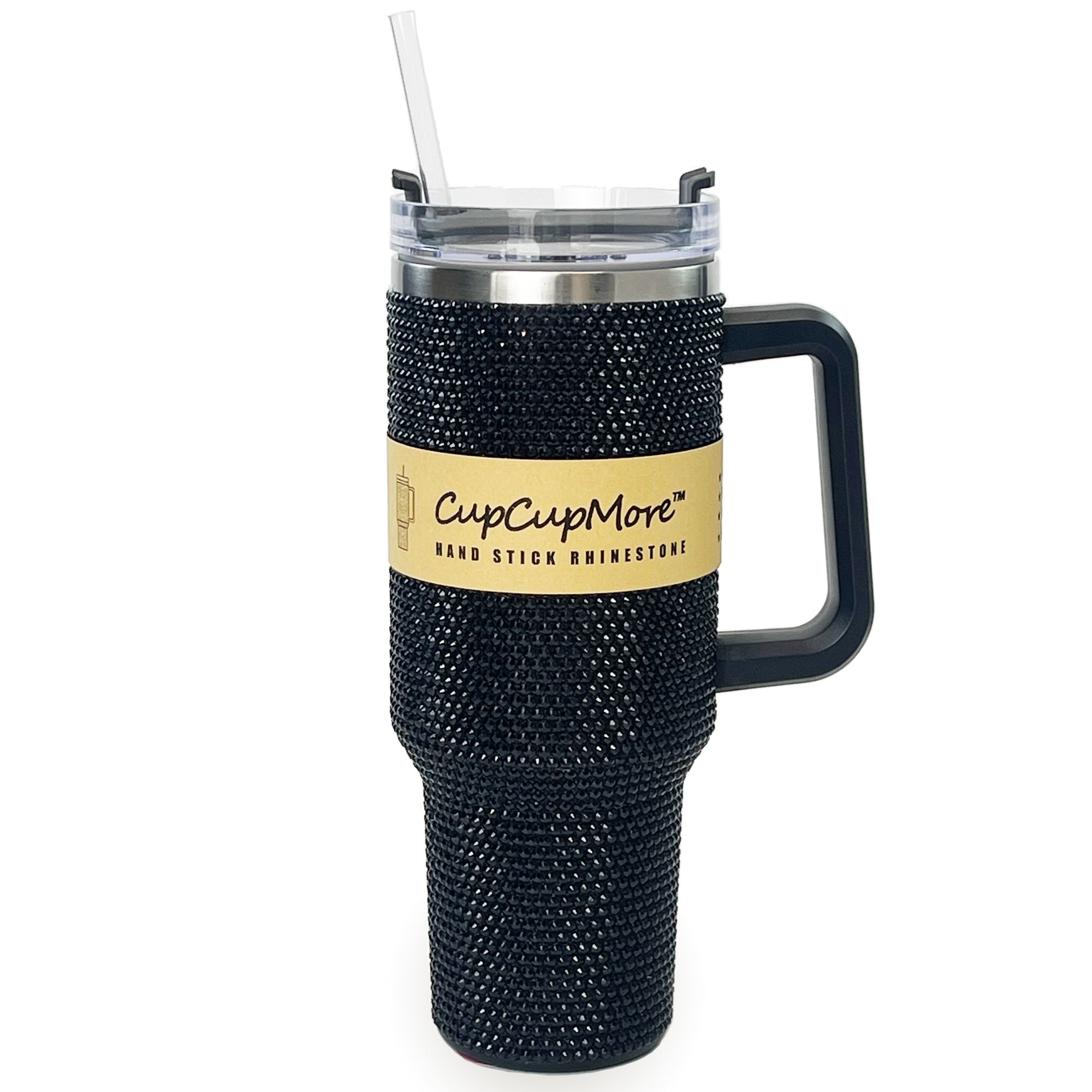 40 oz Black Bling Tumbler