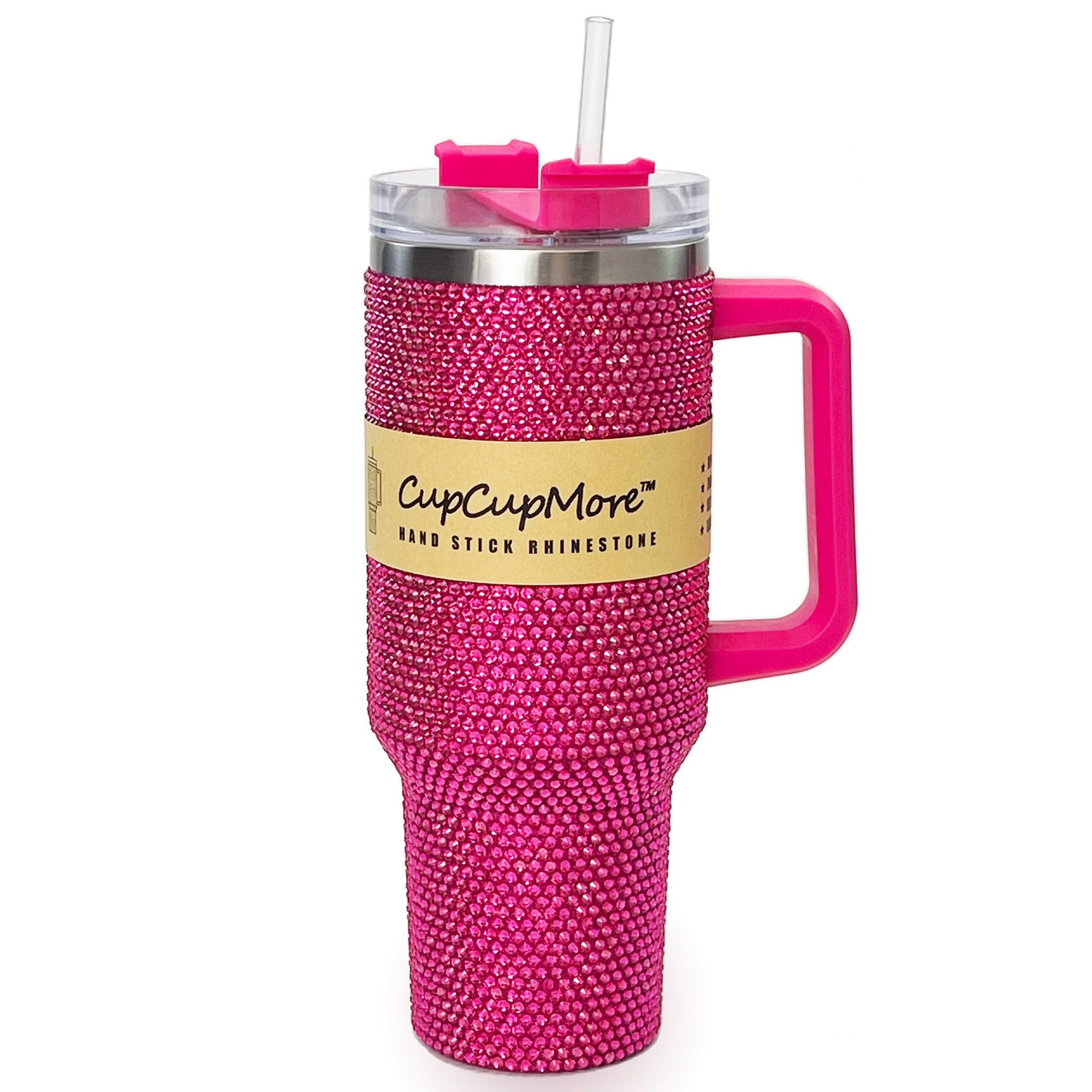 40 oz Rosy Bling Tumbler