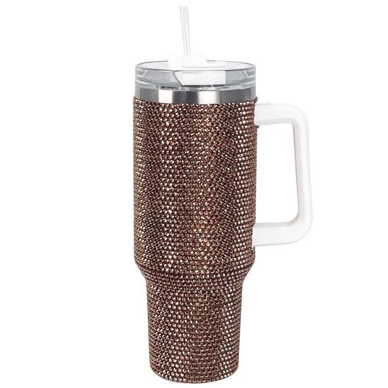 40 oz Copper Bling Tumbler
