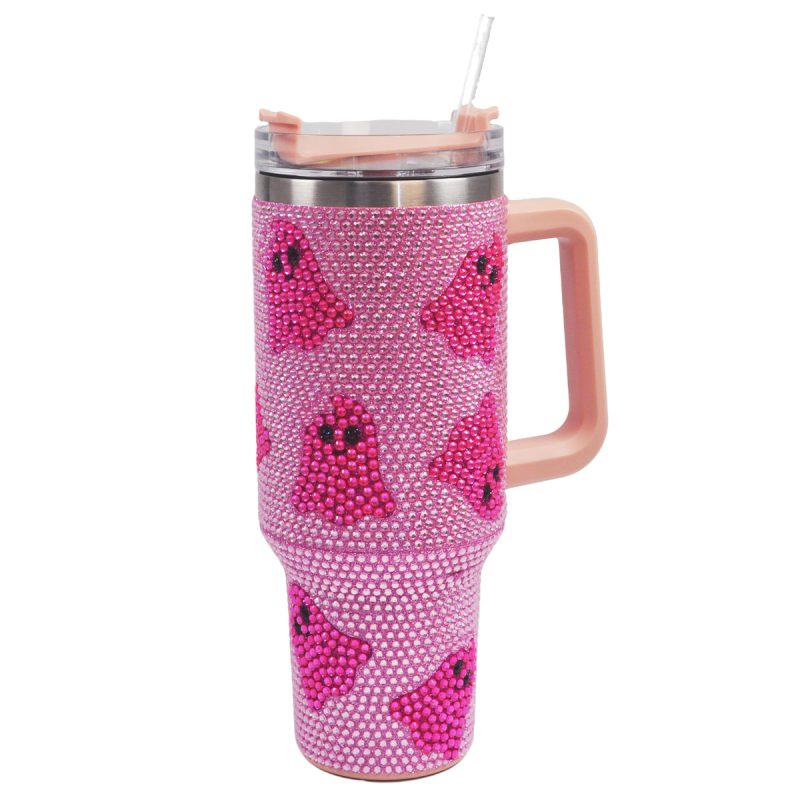 40 oz Ghost Bling Tumbler