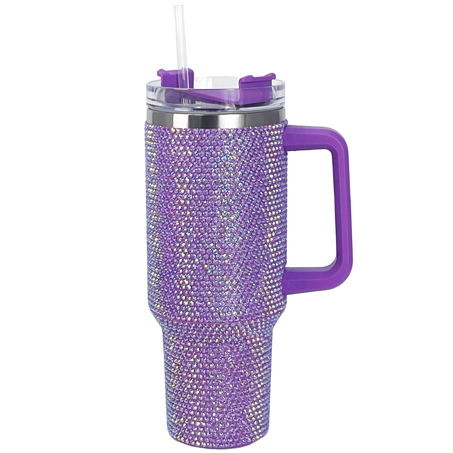 40 oz Purple Bling Tumbler