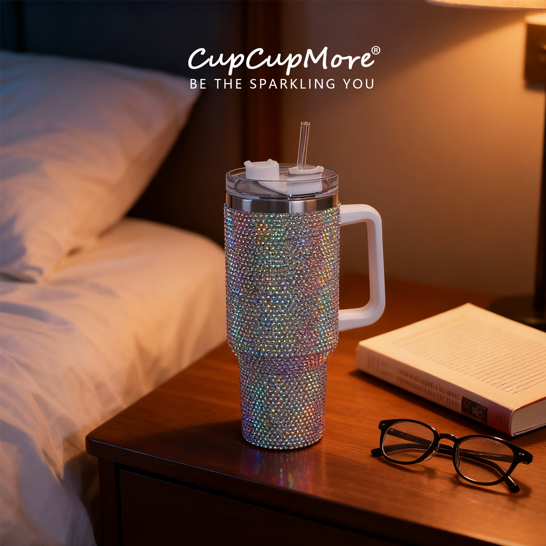 40 oz Mermaid Bling Tumbler - Image 10