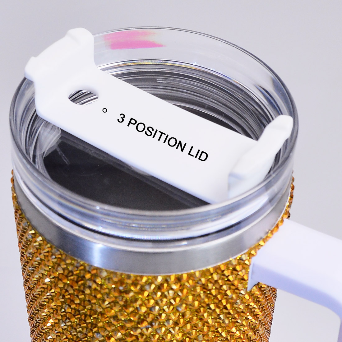 40 oz Golden Bling Tumbler - Image 4