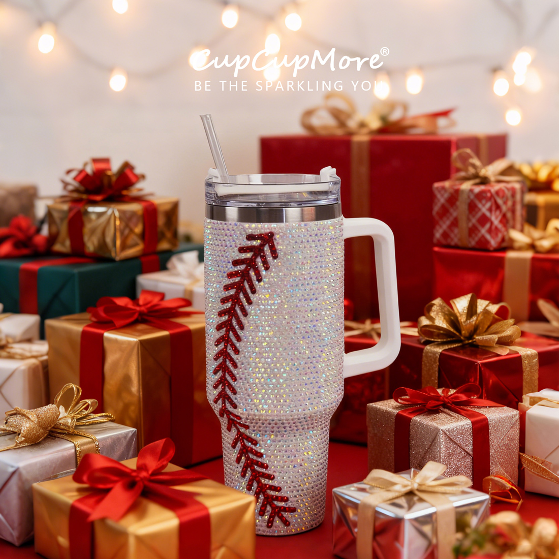 40 oz Baseball Bling Tumbler - Image 8