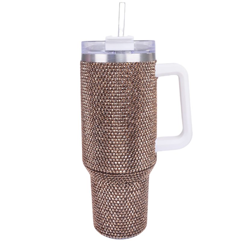 40 oz Copper Bling Tumbler