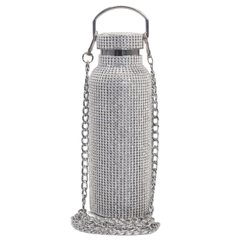 17 oz Silver Bling Water Bottle