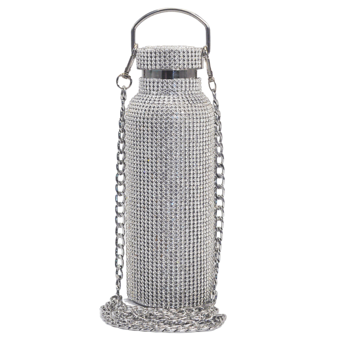 17 oz Silver Bling Water Bottle